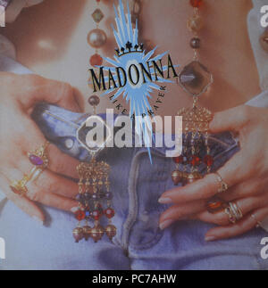 Madonna - Wie ein Gebet - Vintage Vinyl Album Cover Stockfoto