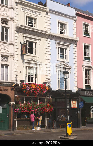 Die Harp Pub Chandos Place London Stockfoto