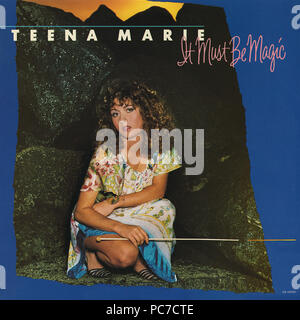 Teena Marie - Es muss Magie sein - vintage Vinyl cover Album (Vorne) Stockfoto