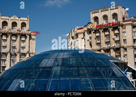 Unabhängigkeitsplatz, Kiew, Ukraine. Stockfoto