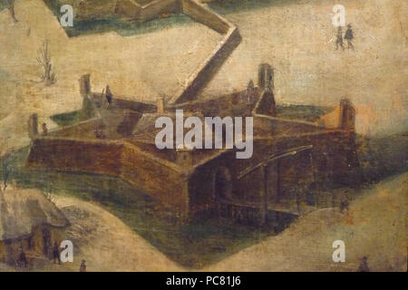 557 Belagerung von Jülich 1622 von Peter Snayers - Detail, 06. Stockfoto