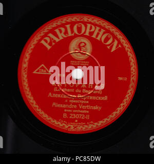 629 Vertinsky Parlophone B. 23072, 02. Stockfoto