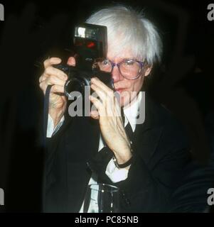Andy Warhol 1982 Foto von John Barrett/PHOTOlink.net/MediaPunch Stockfoto