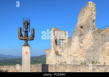 Chateau de Lacoste, Lacoste, Apt, Provence, Frankreich Stockfoto