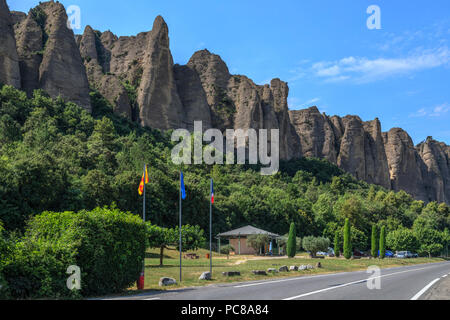 Les Mees, Alpes-de-Haute-Provence, Provence, Frankreich Stockfoto