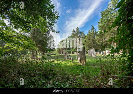 Alte Sag Harbor Friedhof in Sag Harbor ny Stockfoto