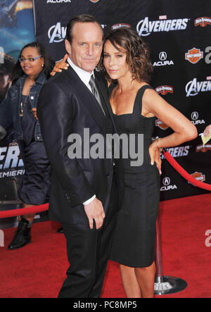 Clark Gregg und Frau Jennifer Gray The Avengers Premiere am El Capitan Theatre in Los Angeles. Clark Gregg und Frau Jennifer Gray 45 - - - - - - - - - - - - - Red Carpet Event, Vertikal, USA, Filmindustrie, Prominente, Fotografie, Bestof, Kunst, Kultur und Unterhaltung, Topix Prominente Fashion/Vertikal, Besten, Event in Hollywood Leben - Kalifornien, Roter Teppich und backstage, USA, Film, Stars, Film Stars, TV Stars, Musik, Promis, Fotografie, Bestof, Kunst, Kultur und Unterhaltung, Topix, Vertikal, Familie von aus dem Jahr 2012, Anfrage tsuni @ Gamma-USA Stockfoto