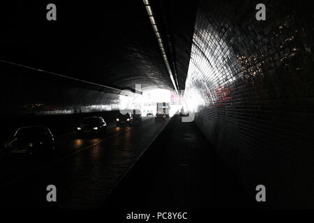 Alte Ribeira Tunnel, Porto, Portugal Stockfoto