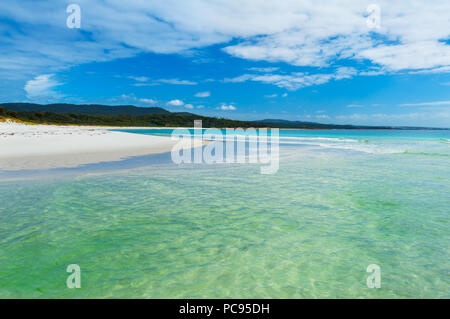 Strand in der gemütlichen Ecke auf Tasmanien. Stockfoto