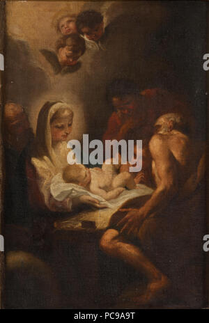 85 Die Anbetung der Hirten - Nationalmuseum - 17116 Stockfoto