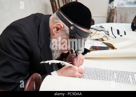 Siyum Sefer Torah Stockfoto