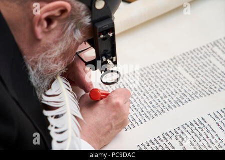 Siyum Sefer Torah Stockfoto