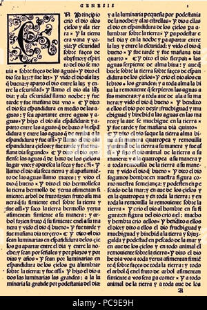 Genesis Genesis Ferrara Ferrara Bibel 237 Bibel Stockfoto