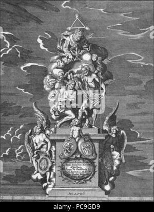 Neureuter, August: Statuae pontis Pragensis, 1714; Ferenc Mádl, K.B.: Sotschi Na Karlově mostě v Praze, 1921 441 Neureuter Křest Brokof Stockfoto