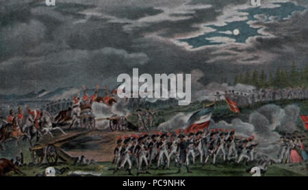 74 Bataille de Fraubrunnen, 5 mars 1798 Stockfoto