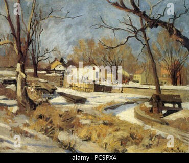 651 Winter in eine neue Hoffnung von George Oberteuffer Stockfoto