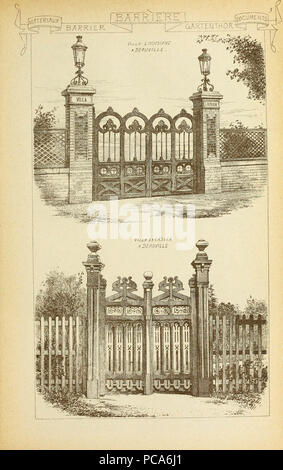 'Materialien und Dokumente der Architektur und Bildhauerei: Alphabetisch geordnet" (1915) Stockfoto