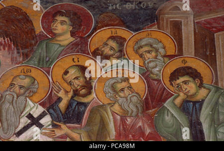 223 Fresken von St. Nikolaus von Varoš 0291 Stockfoto