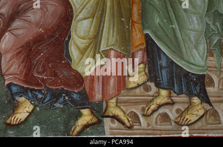 223 Fresken von St. Nikolaus von Varoš 0292 Stockfoto