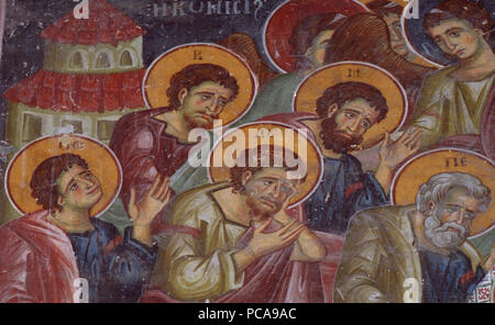 223 Fresken von St. Nikolaus von Varoš 0295 Stockfoto
