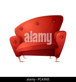 Cartoon sicher Abbildung auf dem weißen Hintergrund. Stock Vektor