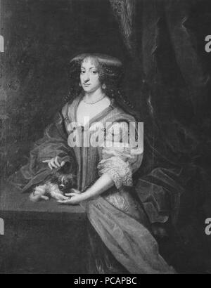 90 Ulrika Eleonora der Ältere, 1656-1693, Prinzessin von Dänemark, Königin von Schweden (Abraham Wuchters) - Nationalmuseum - 16038 Stockfoto