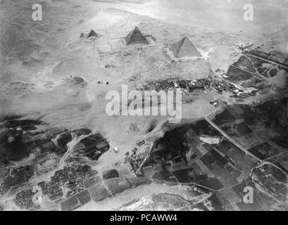 7 Spelterini Pyramiden Stockfoto