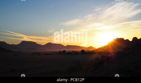 Wadi Rum Wüste, Jordanien Stockfoto