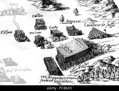 157 Defaitte des Suisses en Dauphiné Det2 Stockfoto