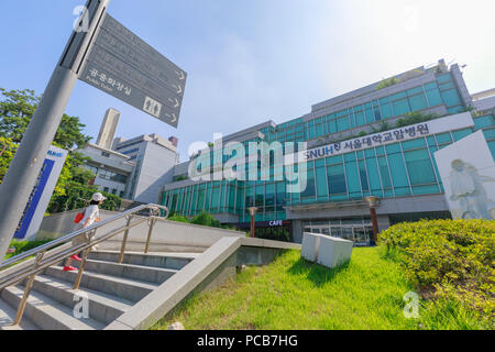 Seoul, Südkorea - 21. Juli 2018: Seoul National University Hospital in Jongno-gu, Seoul City Stockfoto