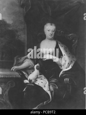 82 Sofia Charlotta Karolina, 1678-1749, Prinsessa av Hessen-Kassel hertiginna av Meckle - Nationalmuseum -14782 Stockfoto