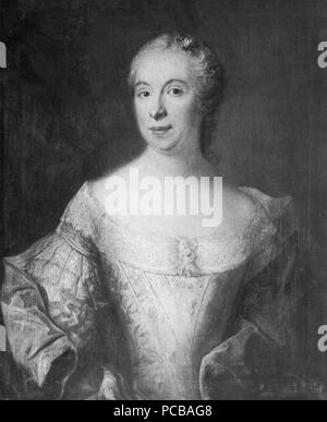 61 Maria Kristina Gyllenram, 1716-1776 (Johan Henrik Scheffel) - Nationalmuseum - 39686 Stockfoto