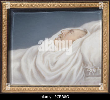 41 Gustav IV., Adolf, 1778-1837 på dödsbädden (Gustav Nehrlich) - Nationalmuseum - 37530 Stockfoto