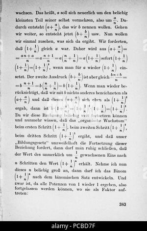 59 Vom Einmaleins zum Integral-Seite 383 Stockfoto