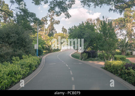 Gekrümmte Straße Stockfoto