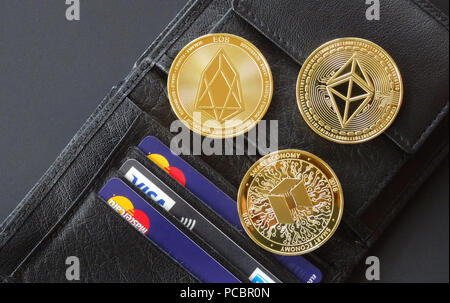 Des Astraleums, NEO, EOS Wallet Stockfoto