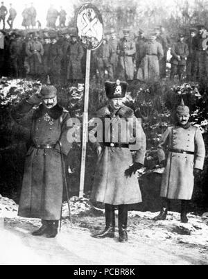 28 Kaiser Wilhelm II Kronprinz Wilhelm von Deutschland Westeuropa vorne Stockfoto