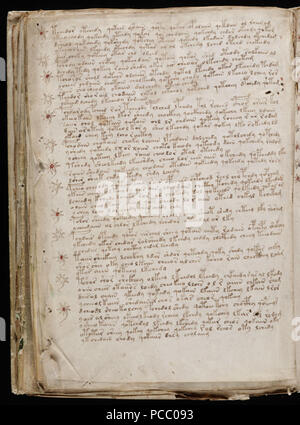 62 Voynich Manuskript (204) Stockfoto