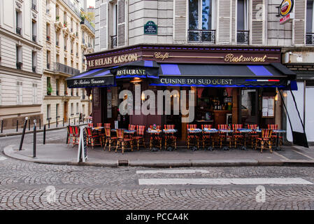 Das französische Restaurant Le Relais Gascon Stockfoto