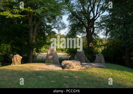 Waylands Schmiede, Jungsteinzeit gekammert Long Barrow Stockfoto