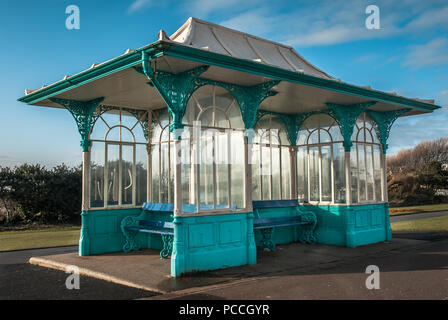 Viktorianische verzierten Meer Tierheim in Southport, England, UK. Stockfoto