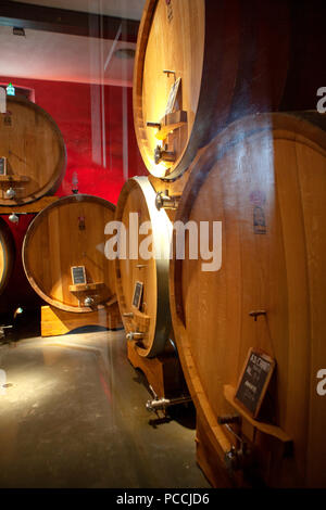 Fattoria Dianella Toskanischen weinartig Wein im historischen Weinkeller der Fattoria Dianella in Vinci Toskana Italien Stockfoto