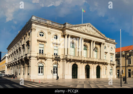 Lissabon, Portugal - Juli 9., 2018: Die kommunalen Kammer oder Rathaus Gebäude in Libon, Portugal. Stockfoto