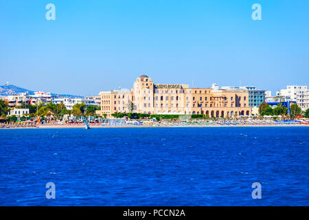 RHODES, Griechenland - 14. MAI 2018: Casino Rodos auf der Insel Rhodos in Griechenland Stockfoto