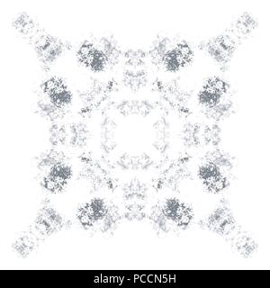 Grau Anthrazit grunge squared Fliese Muster, Vector Illustration Stock Vektor