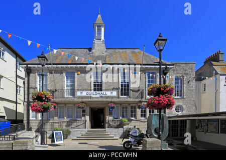 Guildhall, St Ives, Cornwall, England, Großbritannien. Stockfoto