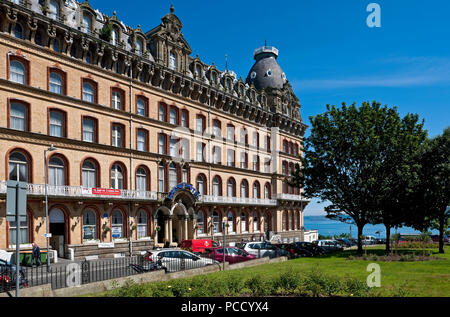 Außenansicht des Grand Hotels im Sommer Scarborough North Yorkshire England Großbritannien Großbritannien Großbritannien Großbritannien Großbritannien Großbritannien Großbritannien Großbritannien Großbritannien Großbritannien Großbritannien Stockfoto