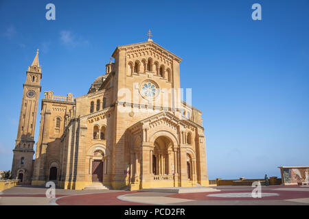 Basilika der Jungfrau von Ta' Pinu auf Gozo, Malta Stockfoto