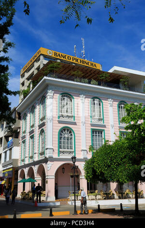 Casa Rosada, Manta Stadt, Provinz Manabi, Ecuador, Südamerika Stockfoto