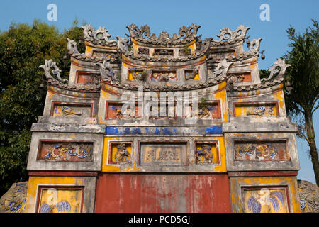 Die chuong Duc Tor in der Kaiserstadt in Hue Citadel, UNESCO-Weltkulturerbe, Hue, Vietnam, Indochina, Südostasien, Asien Stockfoto